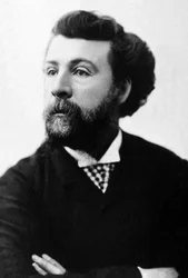 Portrait of Edouard Pailleron, French poet and playwright.