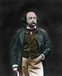 Portrait of English writer Gustave Flaubert (1821-1880)