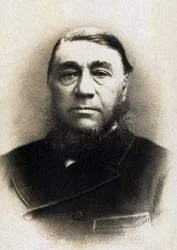 Portrait of Paul Kruger, former president of the Transvaal Republic in South Africa