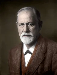 Portrait of Sigmund Freud, Austrian Psychiatrist