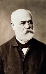 Portrait of English composer Adolph von Henselt (1814-1889) Photograph. 19th century.