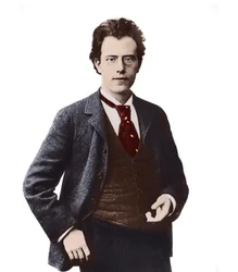 Portrait of the Austrian composer and conductor Gustav Mahler