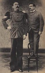 The Monsters, the Giant. Photography, late 19th century, Paris