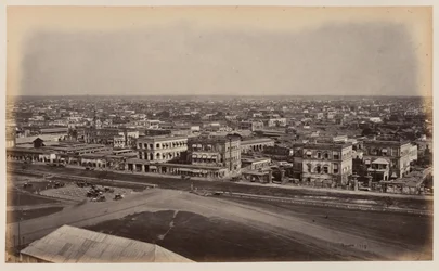 View from the Ochterlony Monument, Calcutta