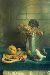 Autumn Still Life with Quince