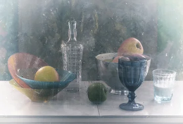 Crisp Apples and Glass