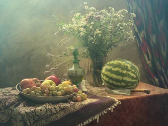 Harvest Table Still Life