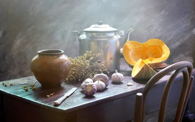 Rustic Harvest Still Life