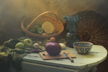 Rustic Kitchen Still Life