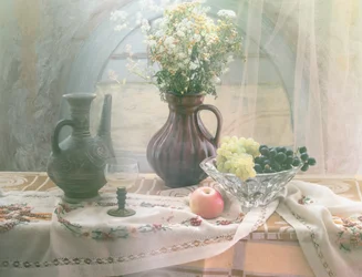 Rustic Table Still Life
