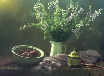 Wildflowers and Strawberries