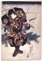 Nakamura Utaemon In The Role Of Shimizu Kanja Yoshitaka