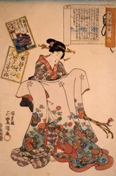 Woman with Sumptuous Dresses