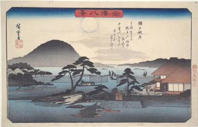 Autumn Moon at Seto, from the series Eight Views of Kanazawa