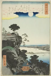 Autumn Moon over Ishiyama Temple, from the Series 