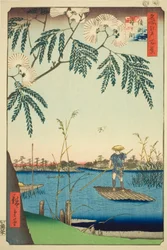 Ayase River and Kanegafuchi, from the series 