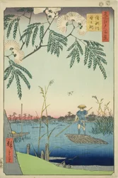 Ayase River and Kanegafuchi, from the series 