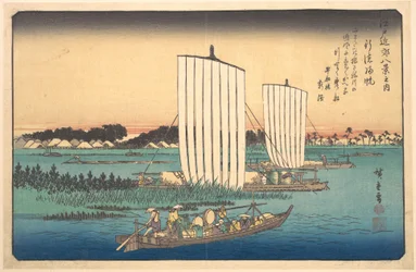Boats Returning to Gyotoku