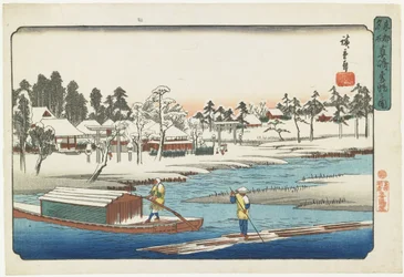 Clear Weather After Snow at Masaki, 1832-1839