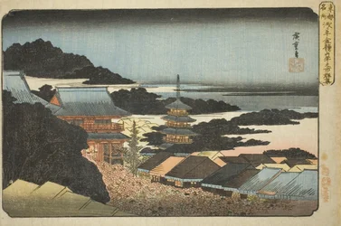 Crowds at the Year-end Fair at Kinryuzan Temple in Asakusa, from the series 