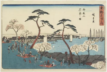 Gotenyama Hill in Bloom, 1830-1844