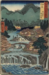 Hot Springs at Shuzenji, Izu Province, August 1853