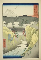 Inume Pass in Kai Province, from the series 