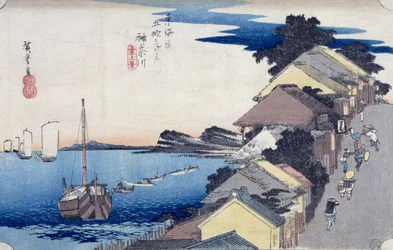 Kanagawa: View of the Ridge, from the series 