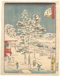 Kanda Temple Snow