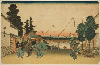 Kasumigaseki, from the series "Famous Places in Edo"