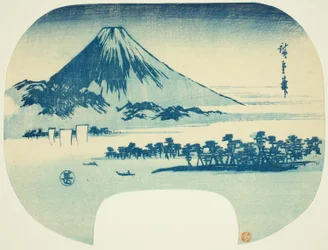 Mount Fuji Rising beyond Miho Beach