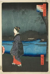 Night View of Matsuchi Hill and the San