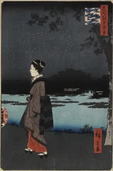 Night View of the Sanya Canal, Matsuchi Hill