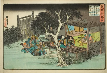 No. 6: Ise no Saburo Swears Loyalty to Ushiwakamaru, from the series 