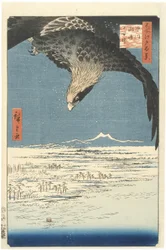 Susaki and the Jmantsubo Plain near Fukagawa from the Series One Hundred Famous Views of Edo, 1857