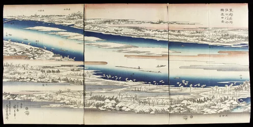 The Sumida River in Snow