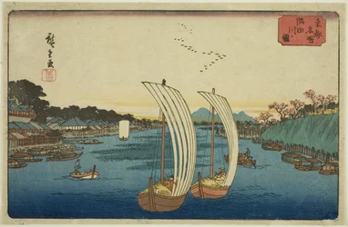 View of the Sumida River, from the series 