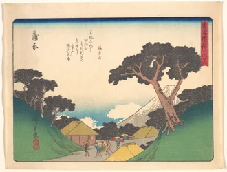 The Fifty-three Stations of the Tōkaidō - Kanbara