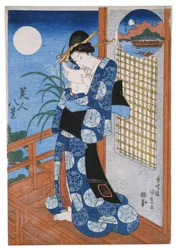 Autumn Moon Over Miho
