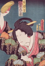 The actor Bando Hikosaburo, pub. c.1850