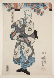 Actor Ichimura Uzaemon XII as Higashino no Yoshiro