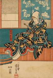 An Actor sitting on the edge of the stage, 1798-1861