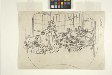 Hataori (Weaving on a Loom)