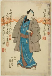 Memorial portrait of the actor Ichimura Takenojo V