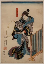 The Actor Ichimura Uzaemon XII in the Role of Princess Yaegaki, 1848