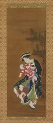 Mother and Children at the New Year