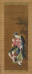 Mother and Children at the New Year, 18th century