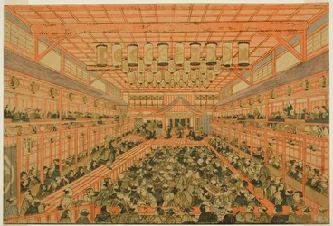 Perspective Picture of a Kabuki Theater