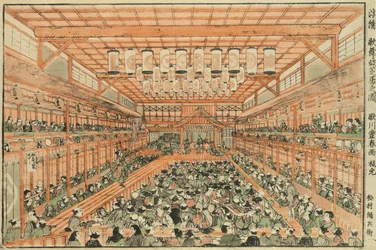 Perspective Picture of a Kabuki Theater