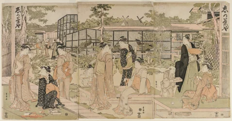 Visitors to the Shika Tea House, early 1790s